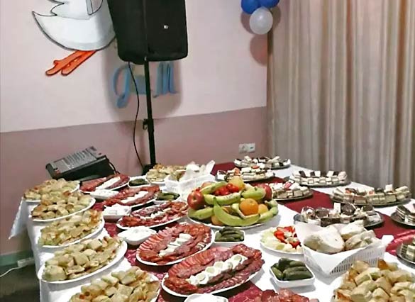 Ketering prilagođen dečijem ukusu u igraonici Moja Roda